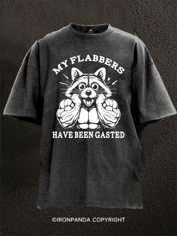 My Flabbers Have Been Gasted raccoon Washed Gym Shirt