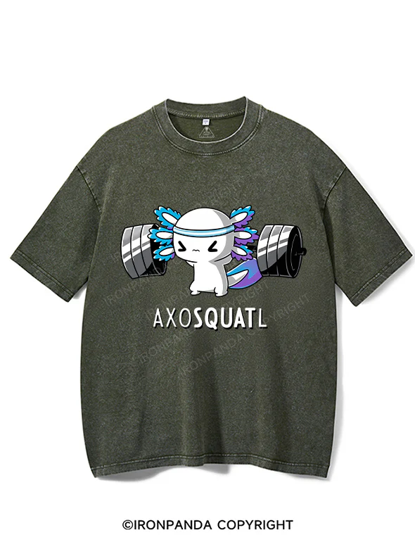 AXOSQUATL Washed Gym Shirt