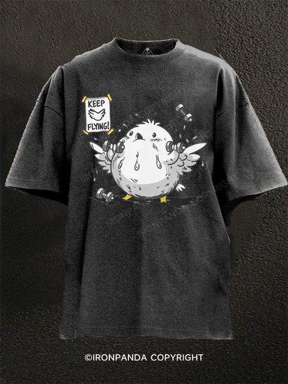 Bird Workout Washed Gym Shirt