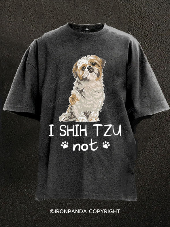 I Shih Tzu Not Washed Gym Shirt