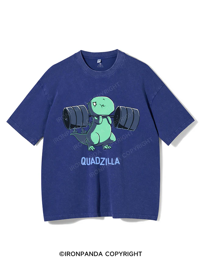 QUADZILLA Washed Gym Shirt